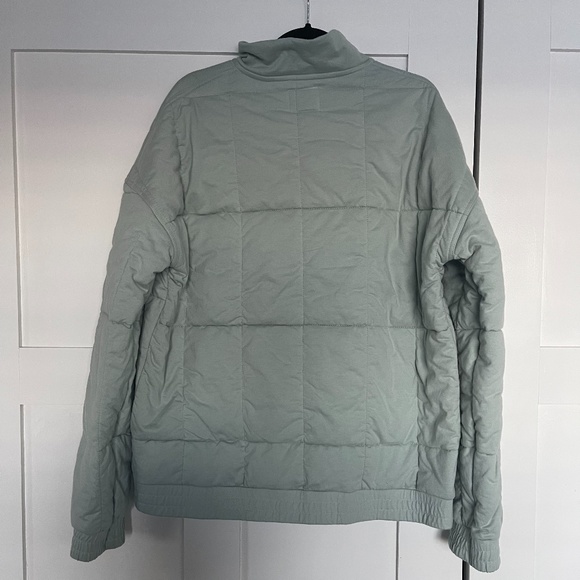 Anthropologie All Fenix Benita Cotton Quilted Full Zip Jacket in Sage, XL - Picture 11 of 12